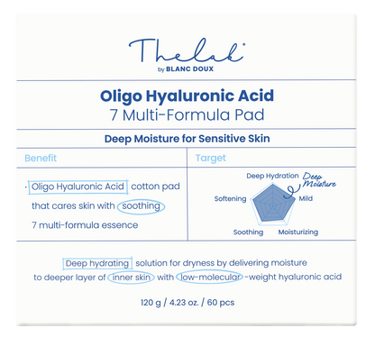 Oligo Hyaluronic Acid 7 Multi-formula Pad 120g